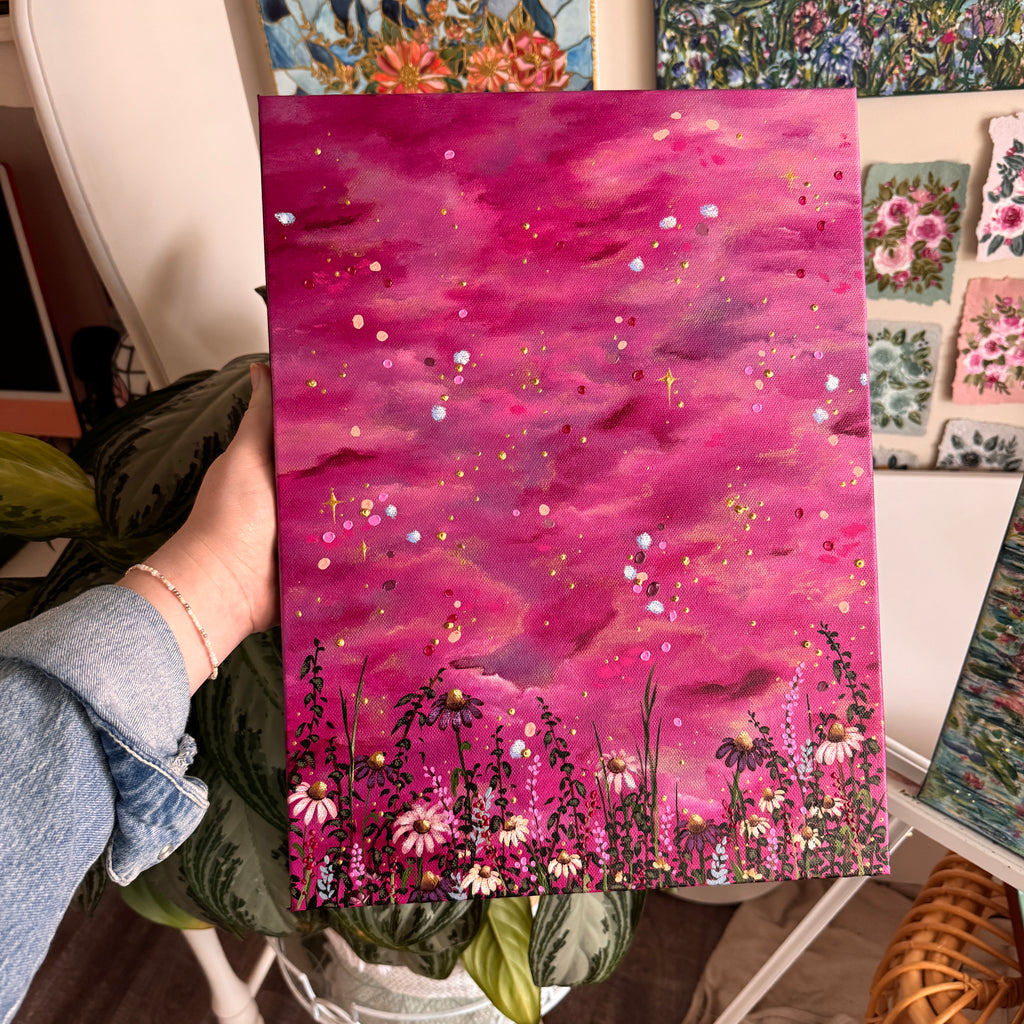 Floral Original Painted Canvas No. 8