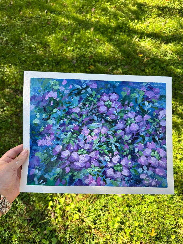 Original Ella’s Abstract Garden Art Paper No. 4