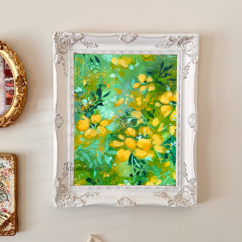 Ella’s Citrus Florals Art Print Set