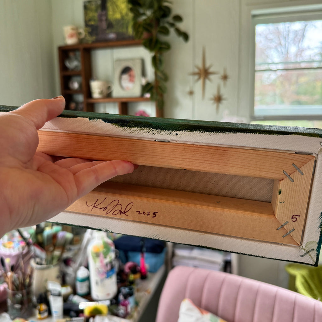 Butterfly Garden Original Painted Canvas #5