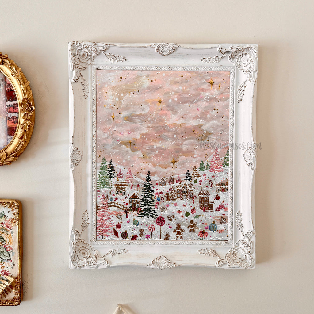 Gingerbread Forest Art Print