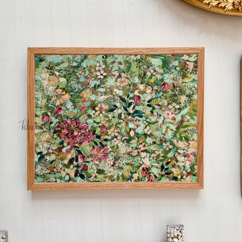 Ella’s Whimsical Abstract Garden Set of 2 Art Prints