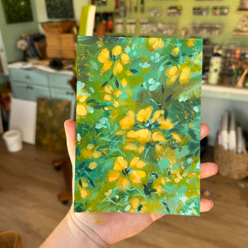 Original Citrus Florals Art Paper No. 2