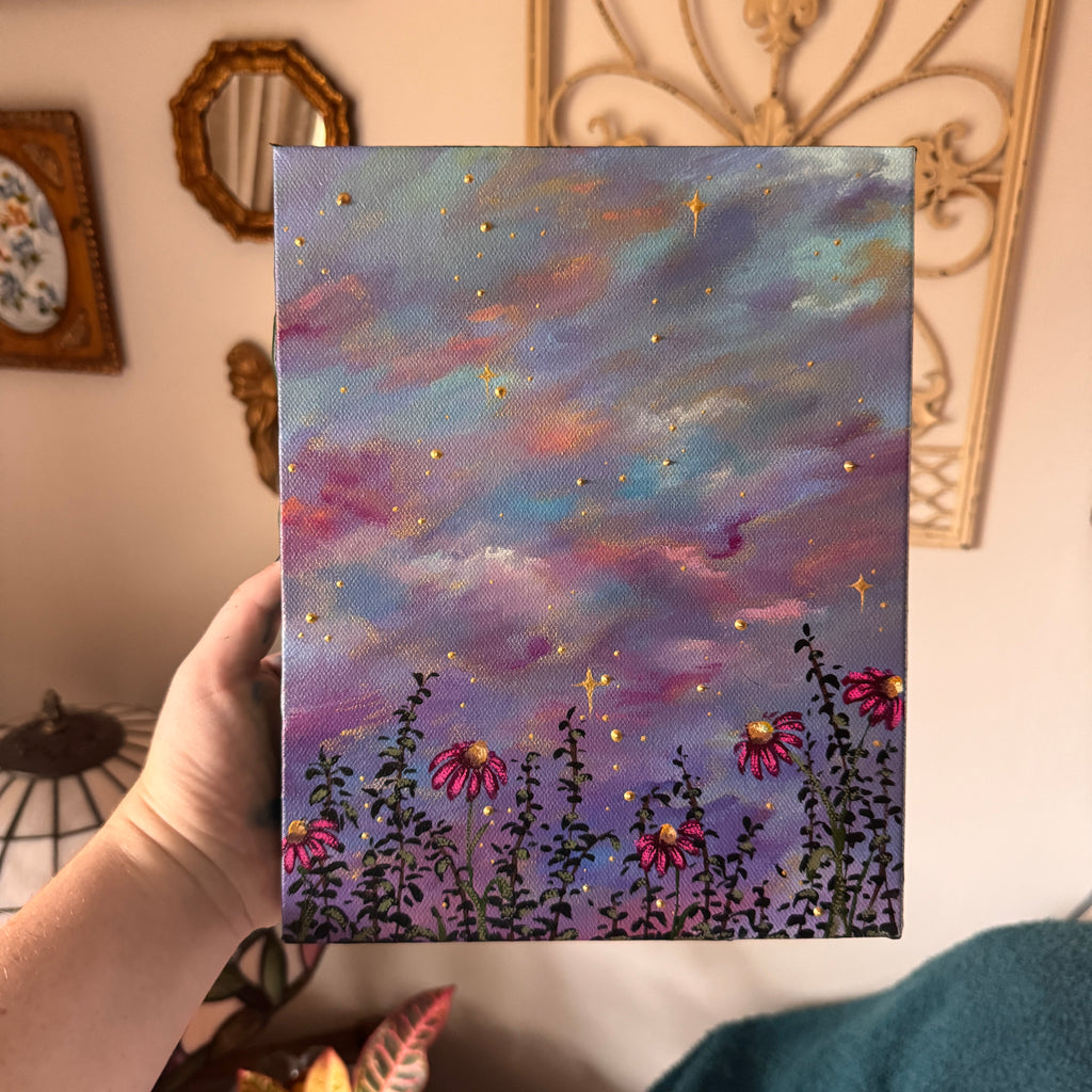 Floral Original Painted Canvas