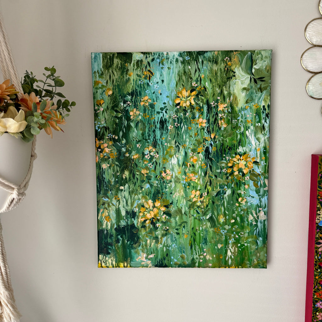 Floral Original Painted Canvas