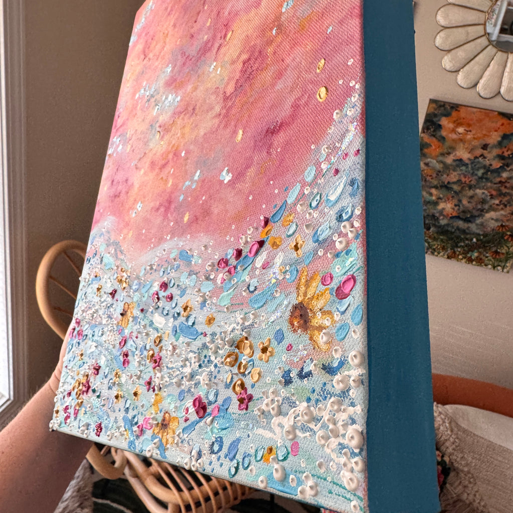 Floral Sea Original Painted Canvas No. 4