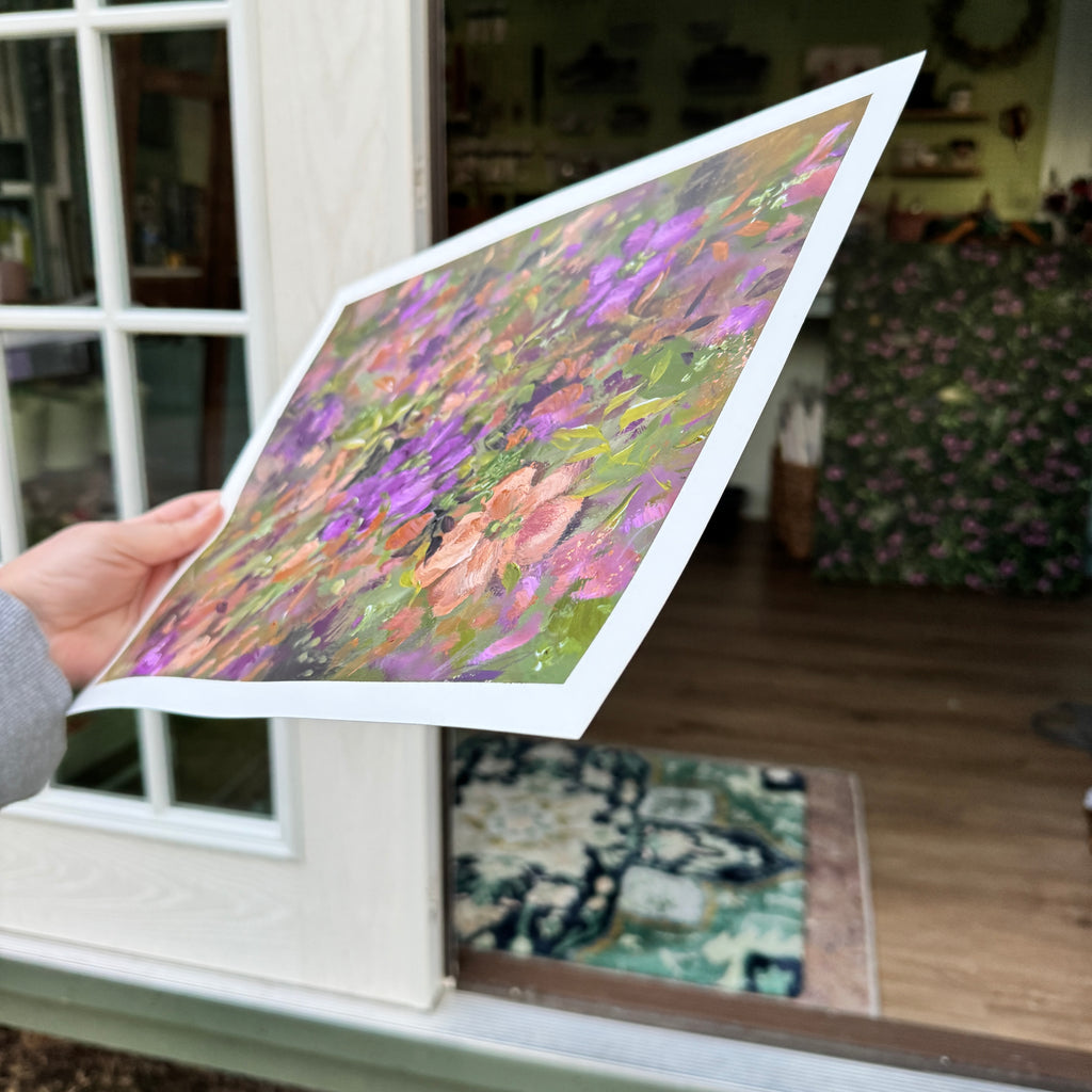 Original Ella’s Abstract Garden Art Paper No. 3