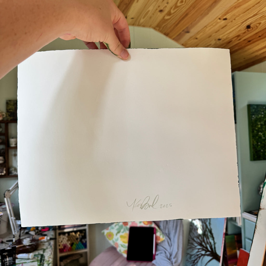 Original Ella’s Abstract Garden Art Paper No. 11