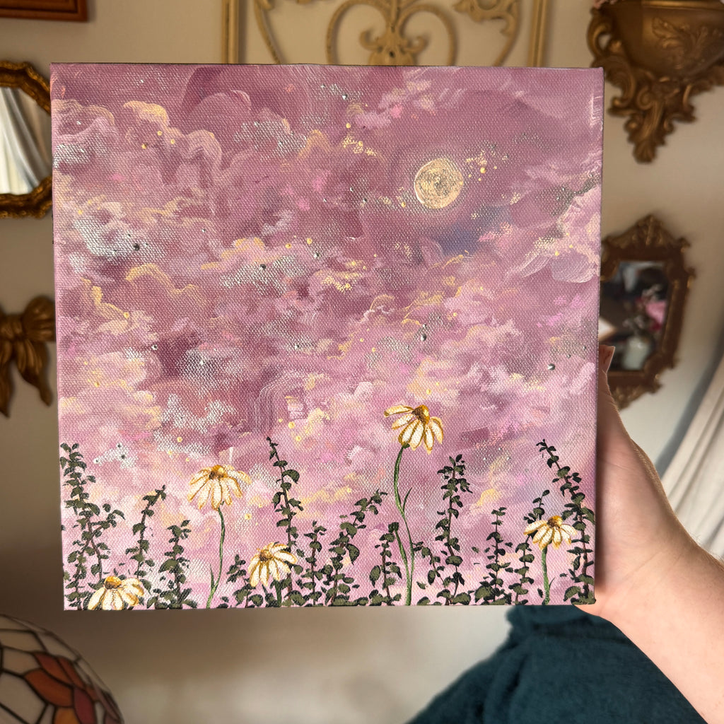 Floral Original Painted Canvas