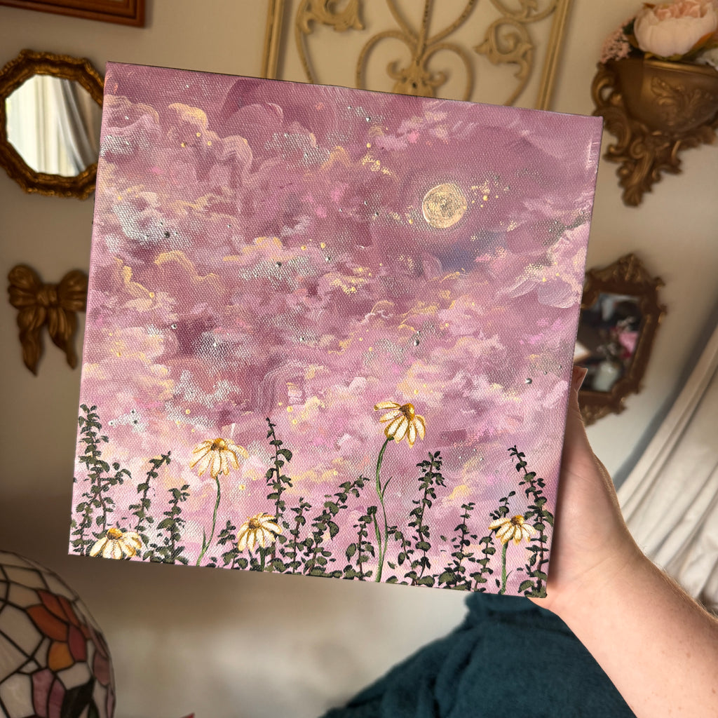 Floral Original Painted Canvas