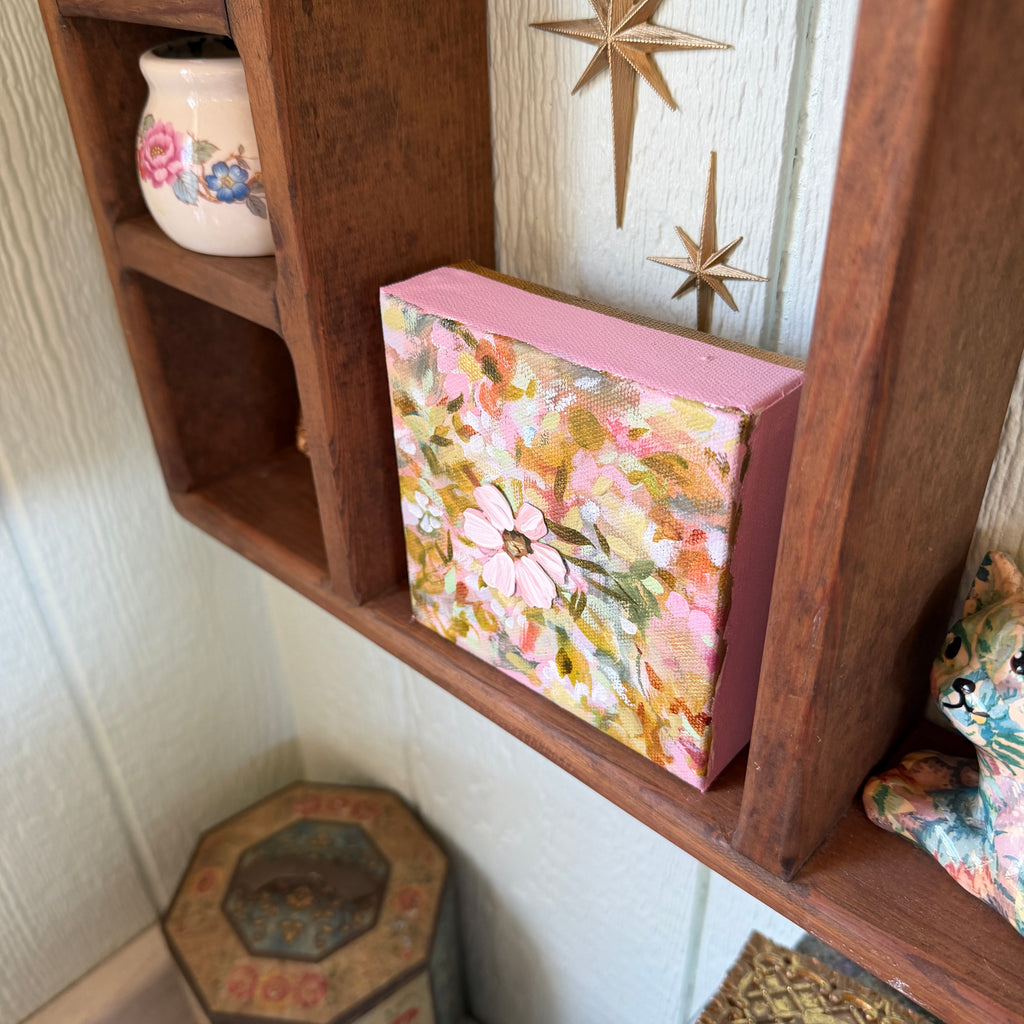 Soft Floral Original Painted Canvas #13