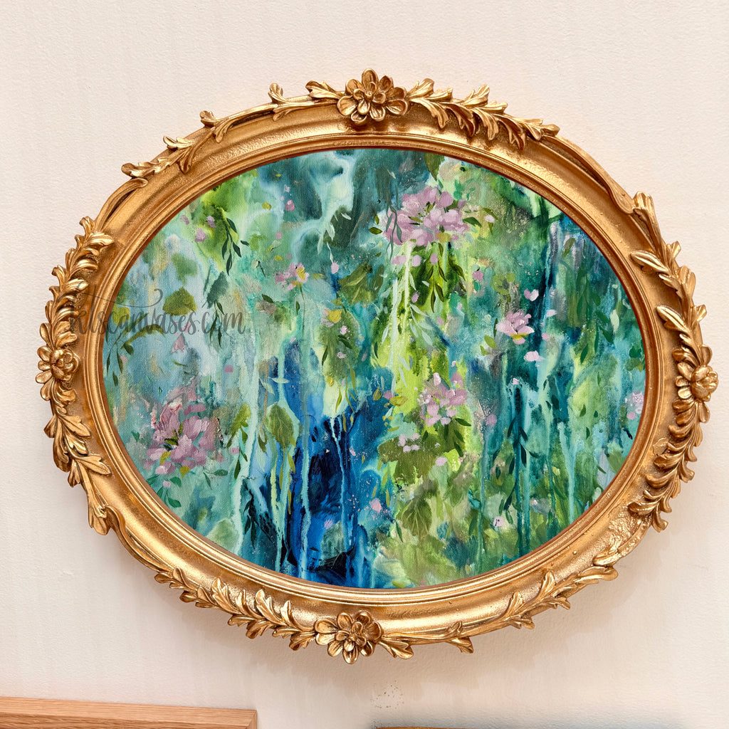 Ella in the Rainy Garden No. 3 Art Print