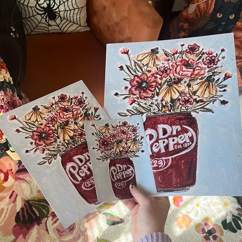 Soda Can Bouquet No. 1 Art Print