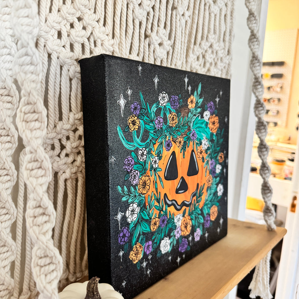 2022 Original Painted Pumpkin Canvas