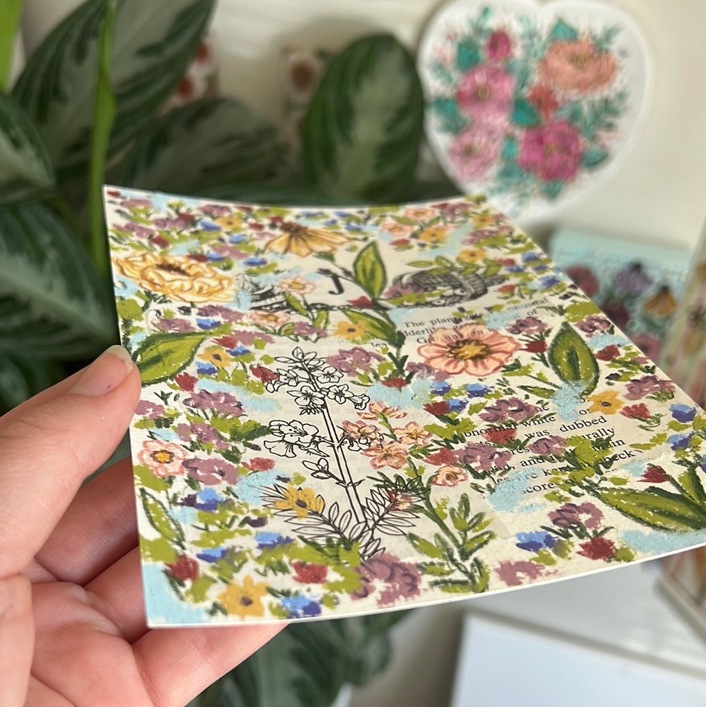 Floral Original Painted Watercolor Paper #20