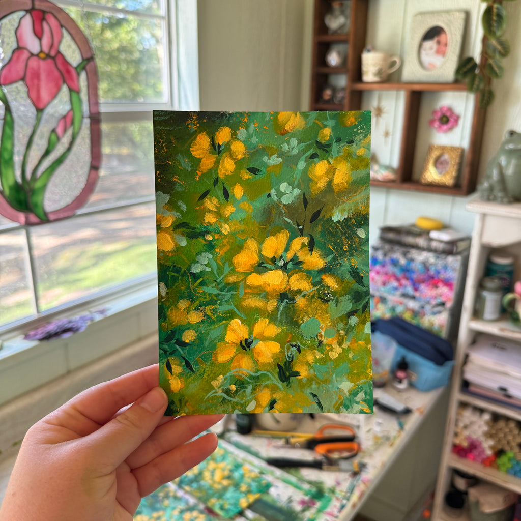 Original Citrus Florals Art Paper No. 2