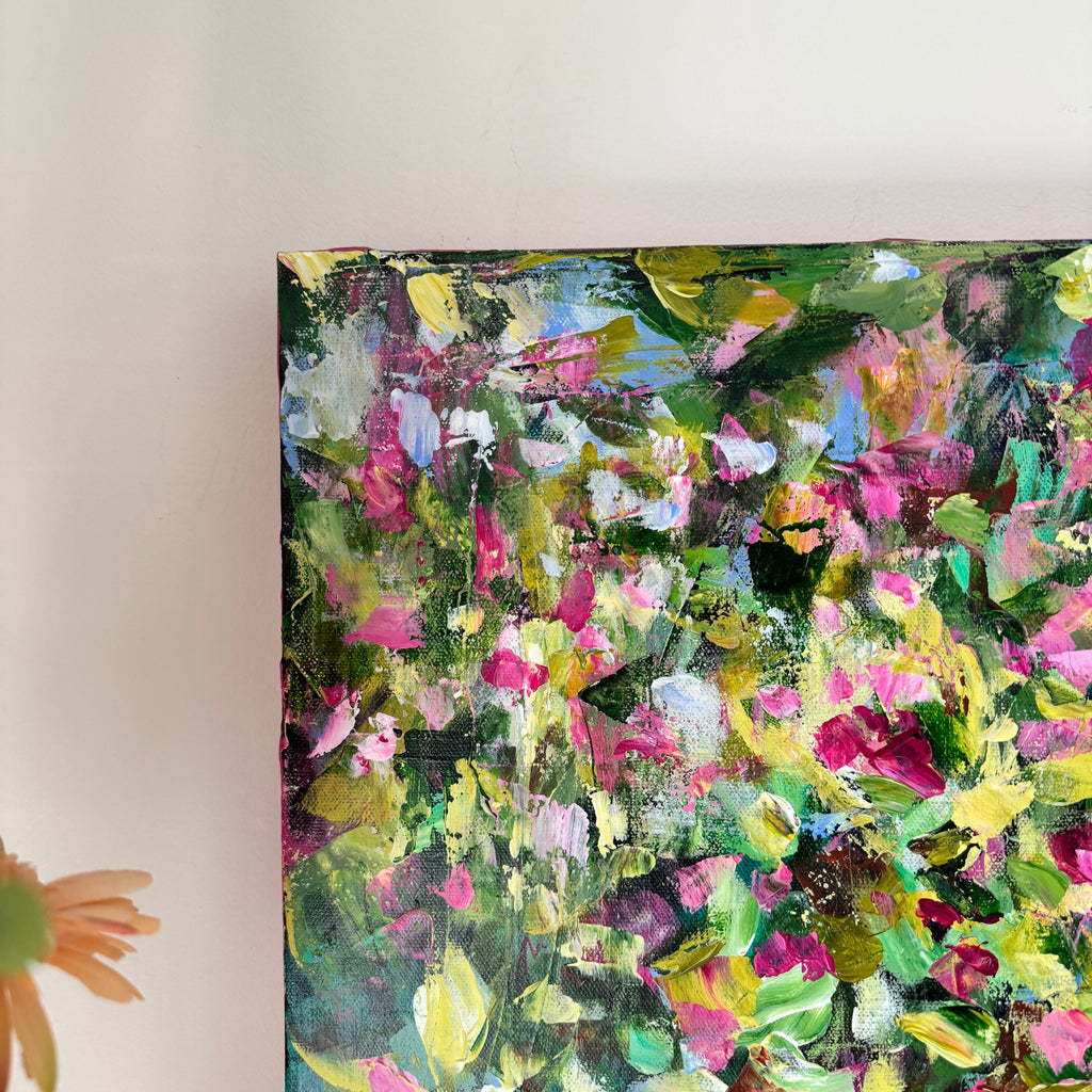 Floral Original Painted Canvas No. 24