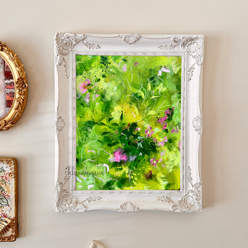 Ella’s Abstract Overgrown Garden Art Print Set