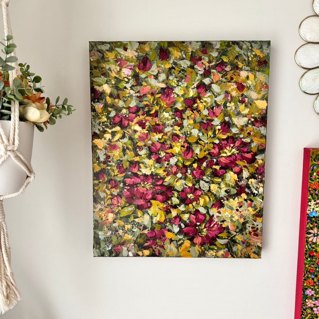 Floral Original Painted Canvas