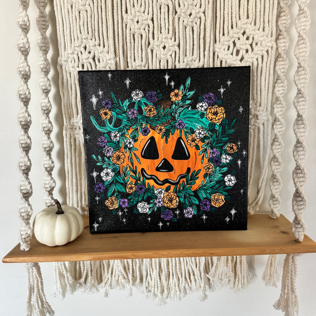 2022 Original Painted Pumpkin Canvas