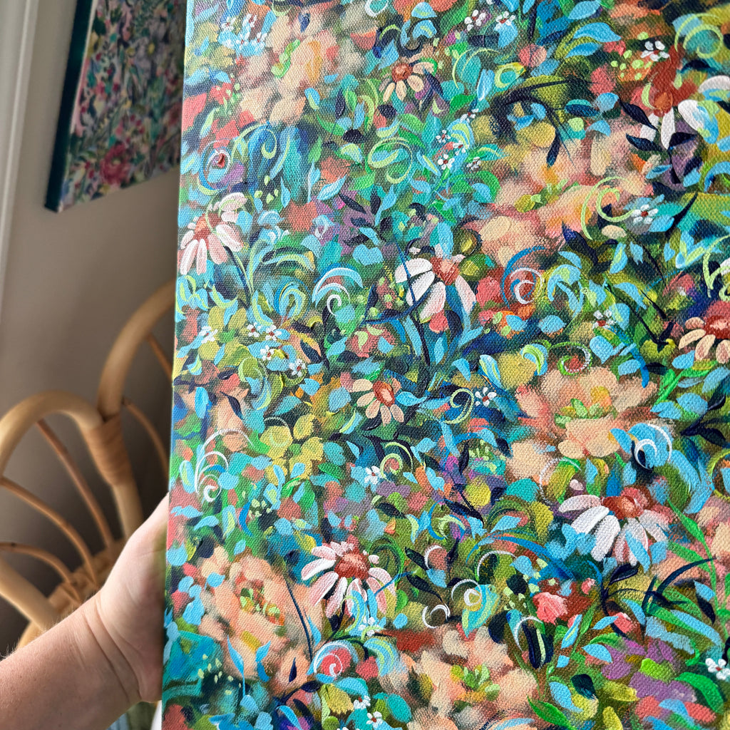 Floral Original Painted Canvas No. 23