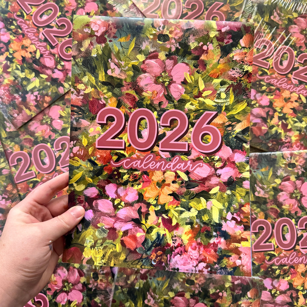 KT’s Canvases 2026 Wall Calendar