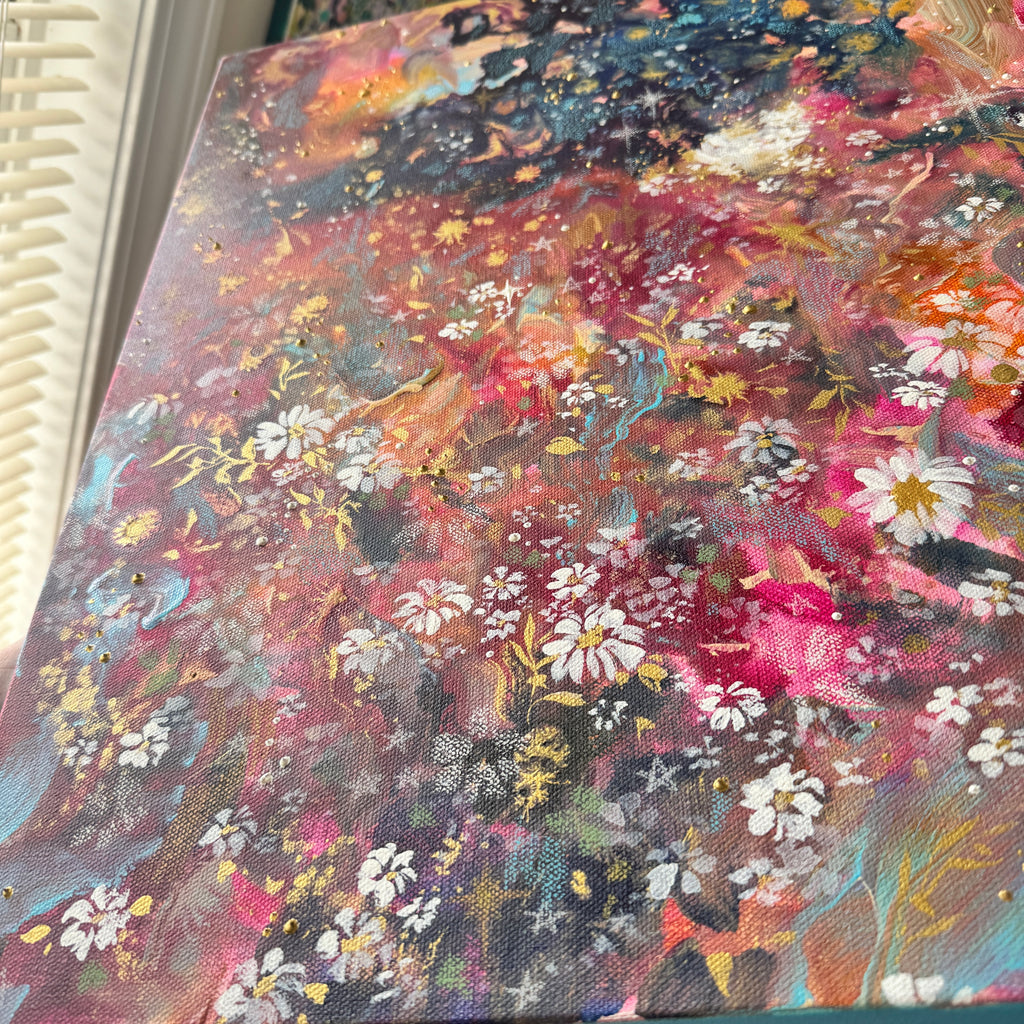 Floral Original Painted Canvas No. 25