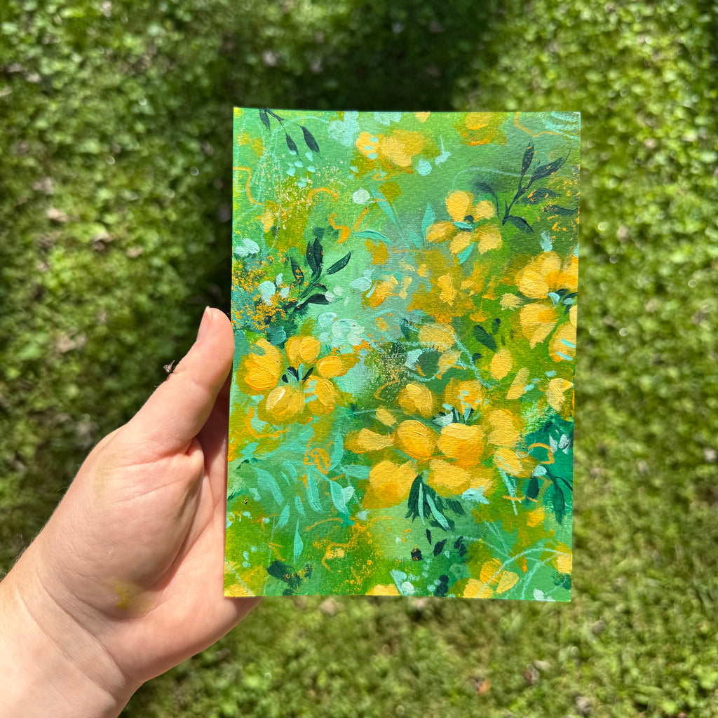 Original Citrus Florals Art Paper No. 1