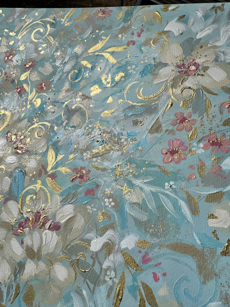 Original Ella’s Abstract Garden Art Paper