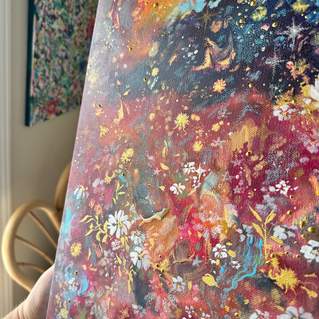 Floral Original Painted Canvas No. 25