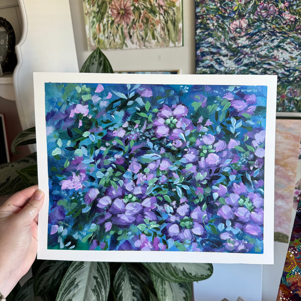 Original Ella’s Abstract Garden Art Paper No. 4