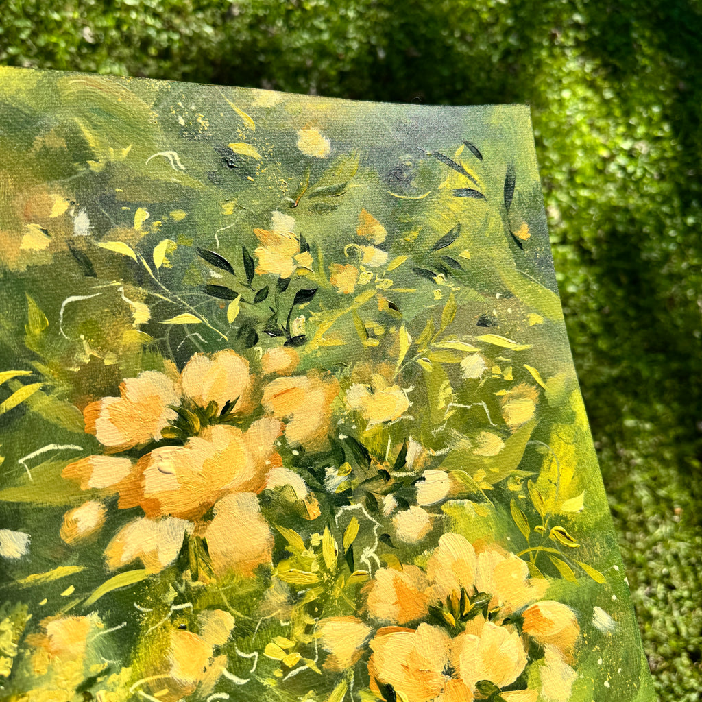 Original Ella’s Abstract Garden Art Paper No. 14