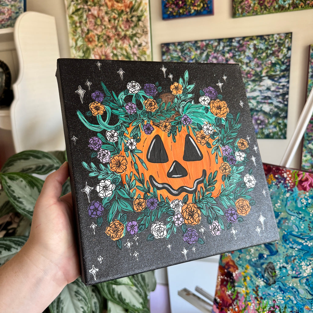 2022 Original Painted Pumpkin Canvas