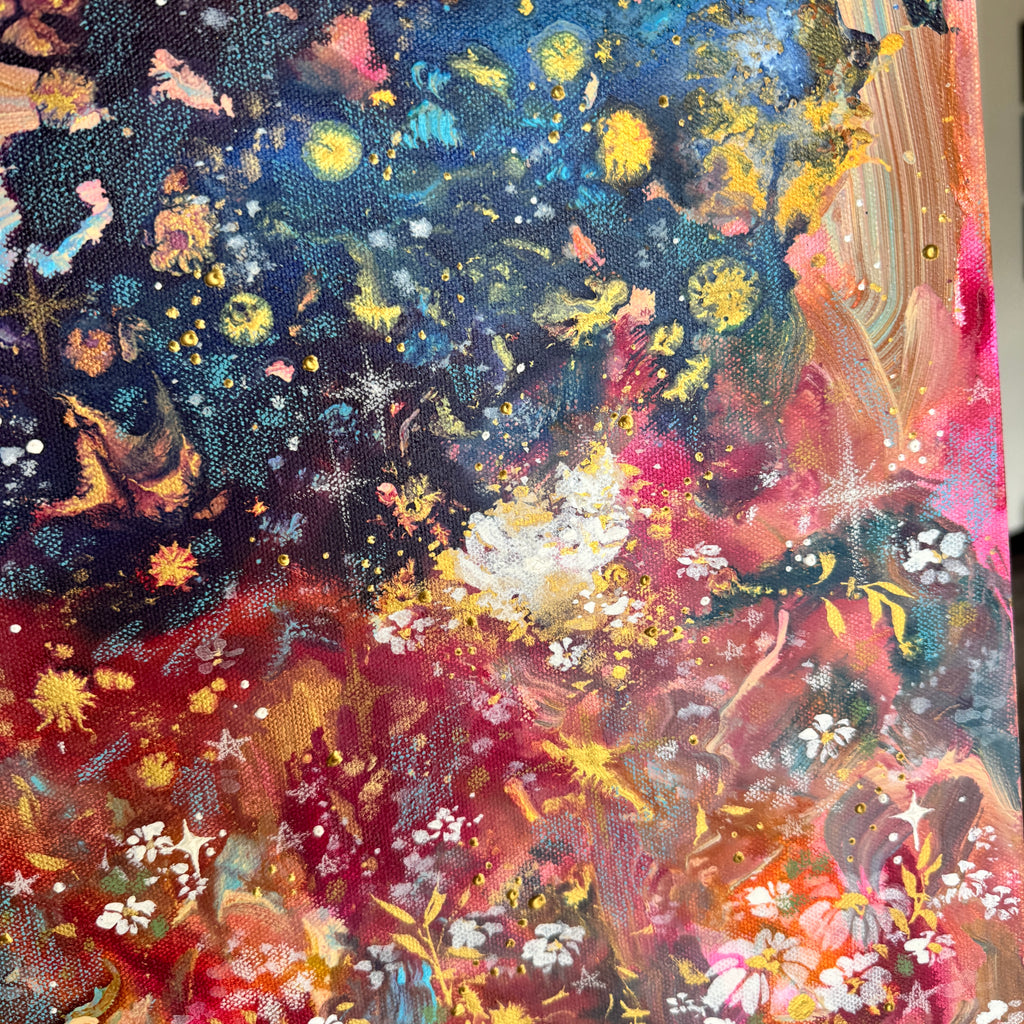 Floral Original Painted Canvas No. 25