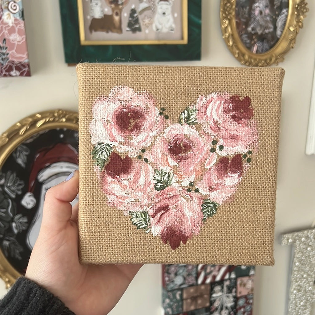 Floral Original Painted Canvas #7 (FROM THE VAULT)