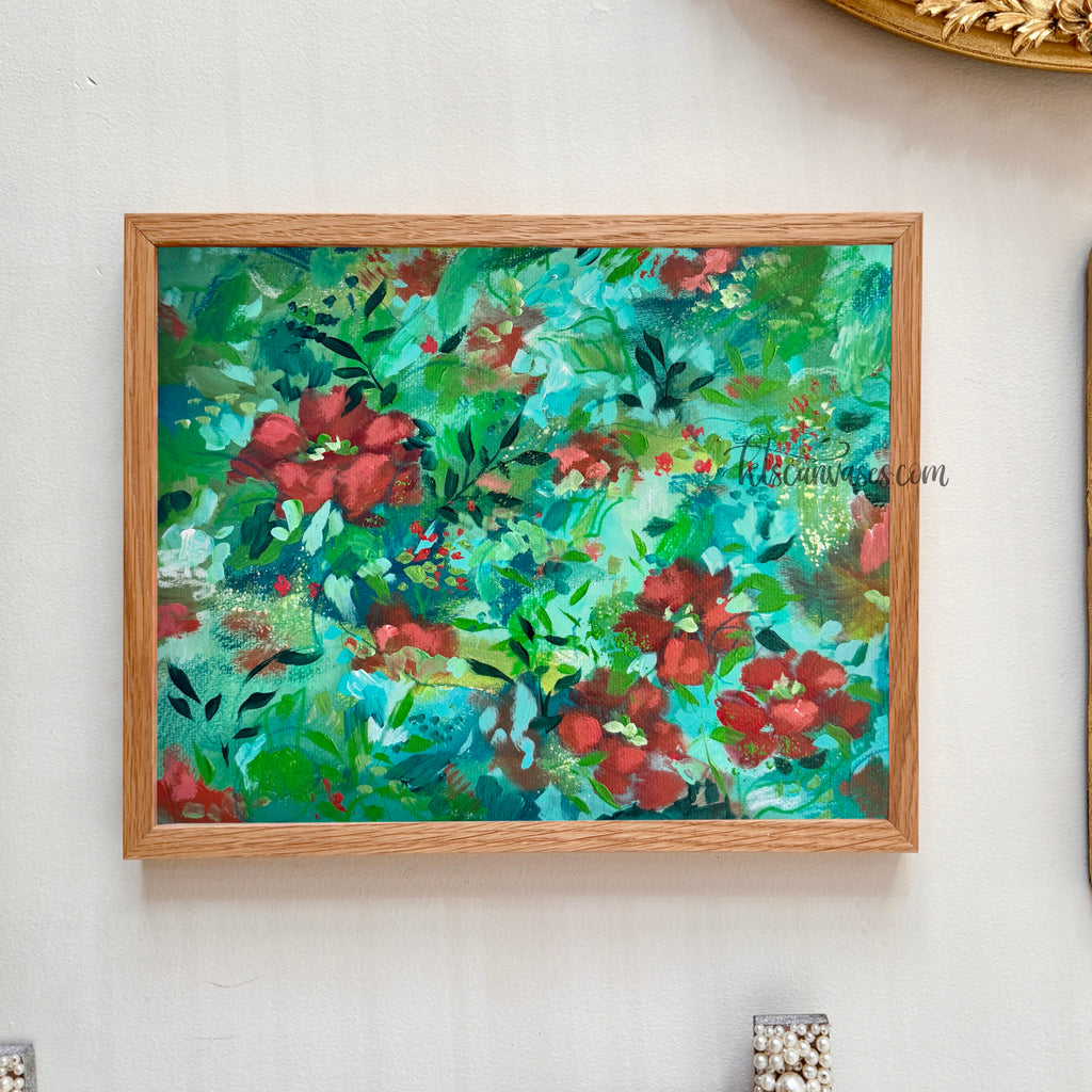 Ella’s Abstract Garden No. 3 Art Print