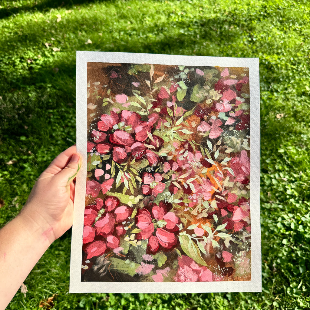 Original Ella’s Abstract Garden Art Paper No. 10