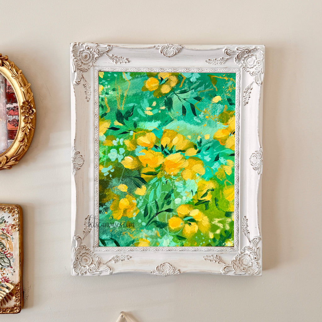 Ella’s Citrus Florals Art Print Set