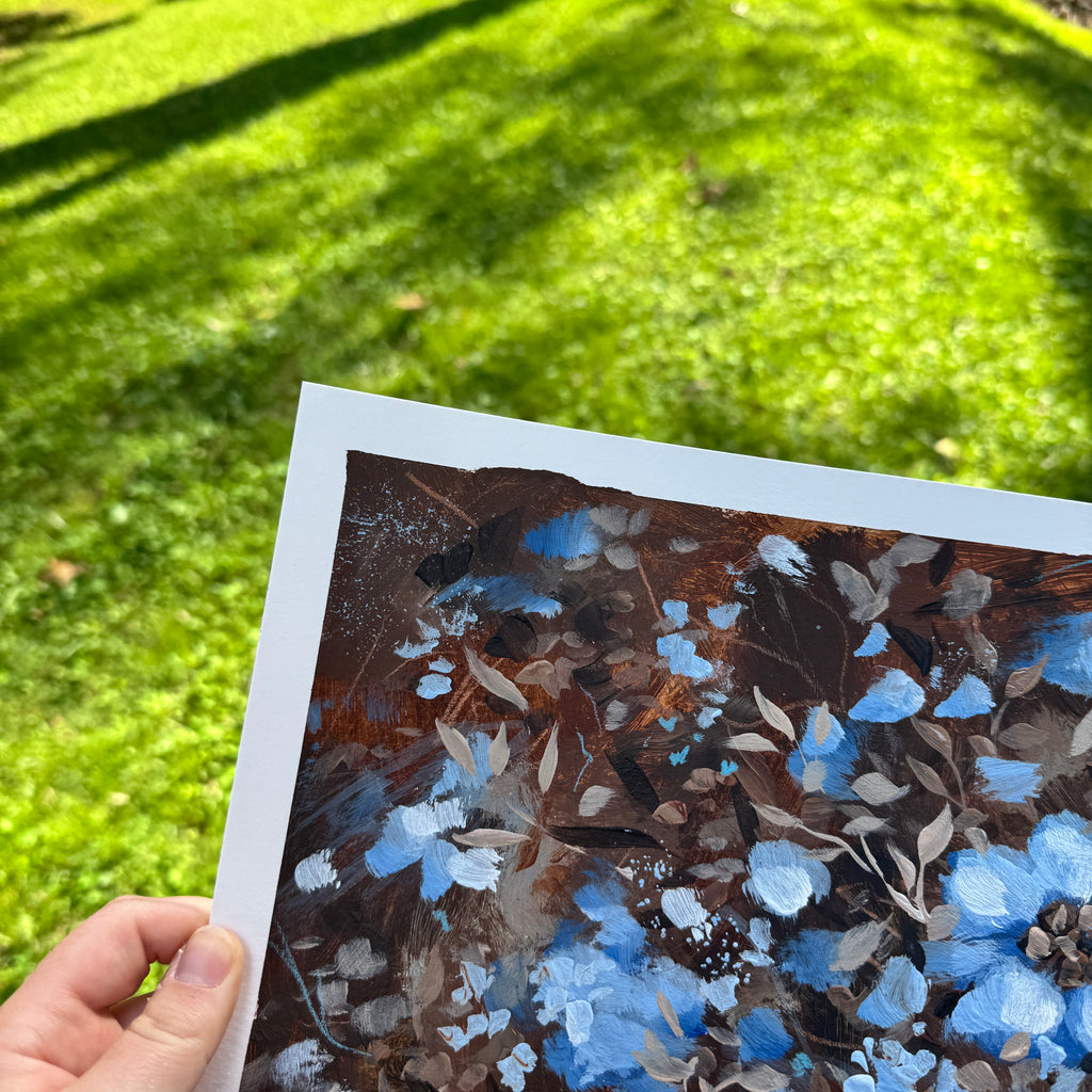 Original Ella’s Abstract Garden Art Paper No. 6