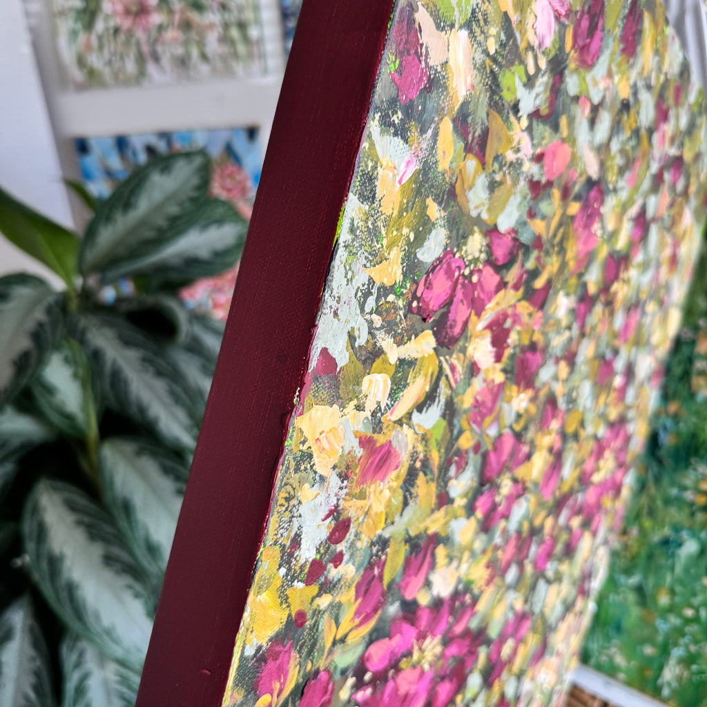 Floral Original Painted Canvas