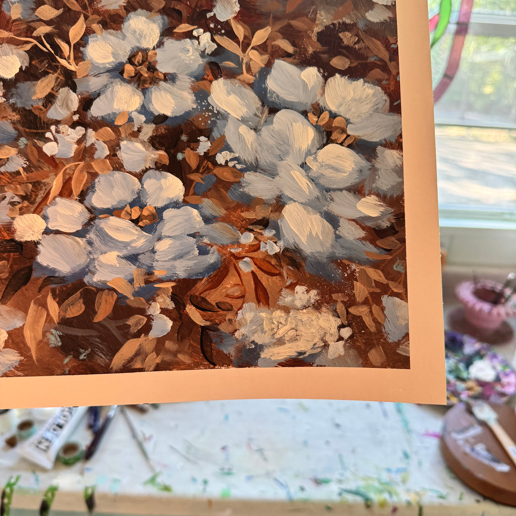 Original Ella’s Abstract Garden Art Paper No. 6