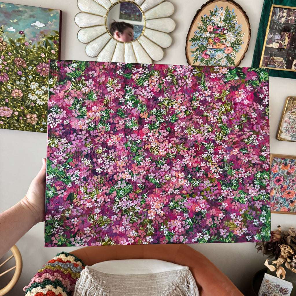 Floral Original Painted Canvas No. 32
