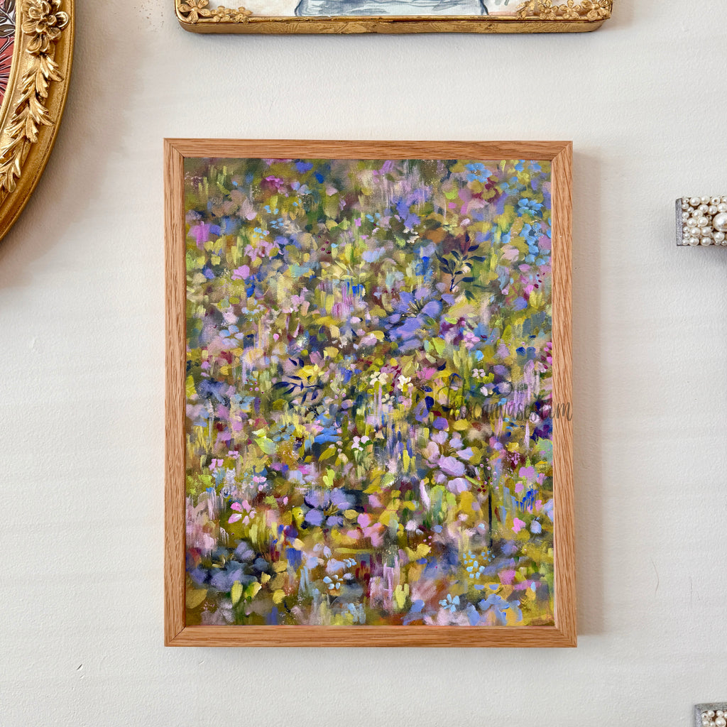 Ella’s Abstract Garden No. 25 Art Print