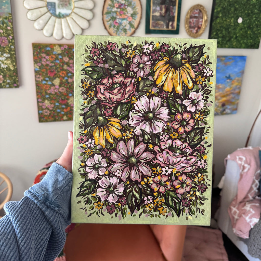 Floral Original Painted Canvas No. 26