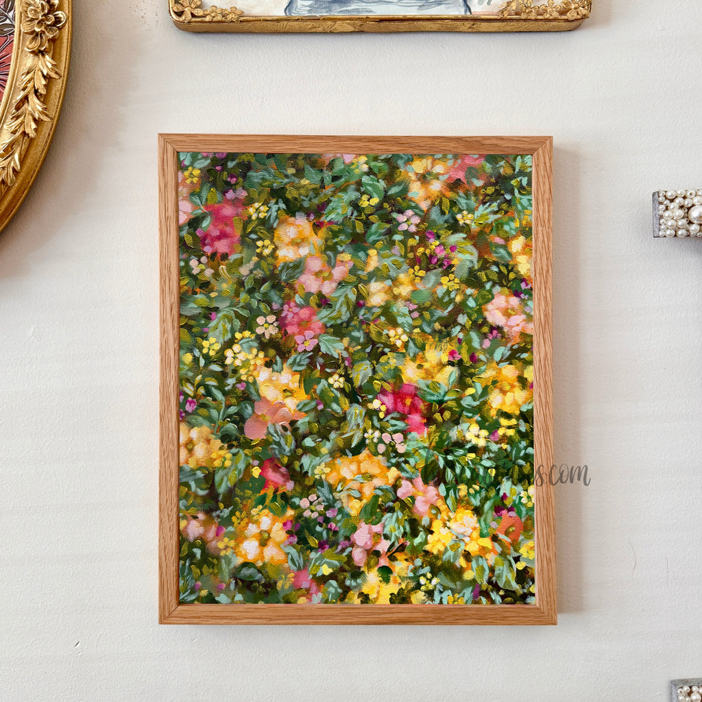 Ella’s Abstract Garden No. 2 Art Print