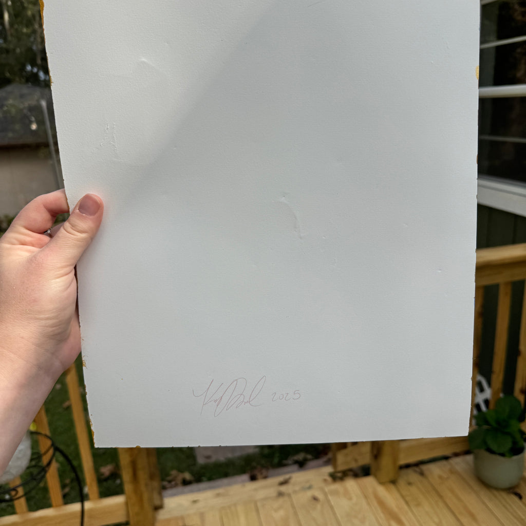 Original Ella’s Abstract Garden Art Paper