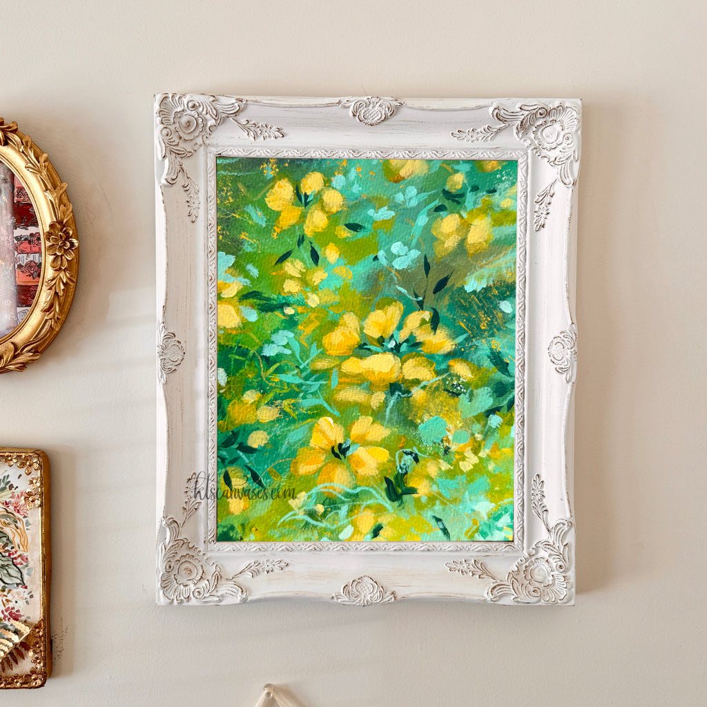 Ella’s Citrus Florals Art Print Set