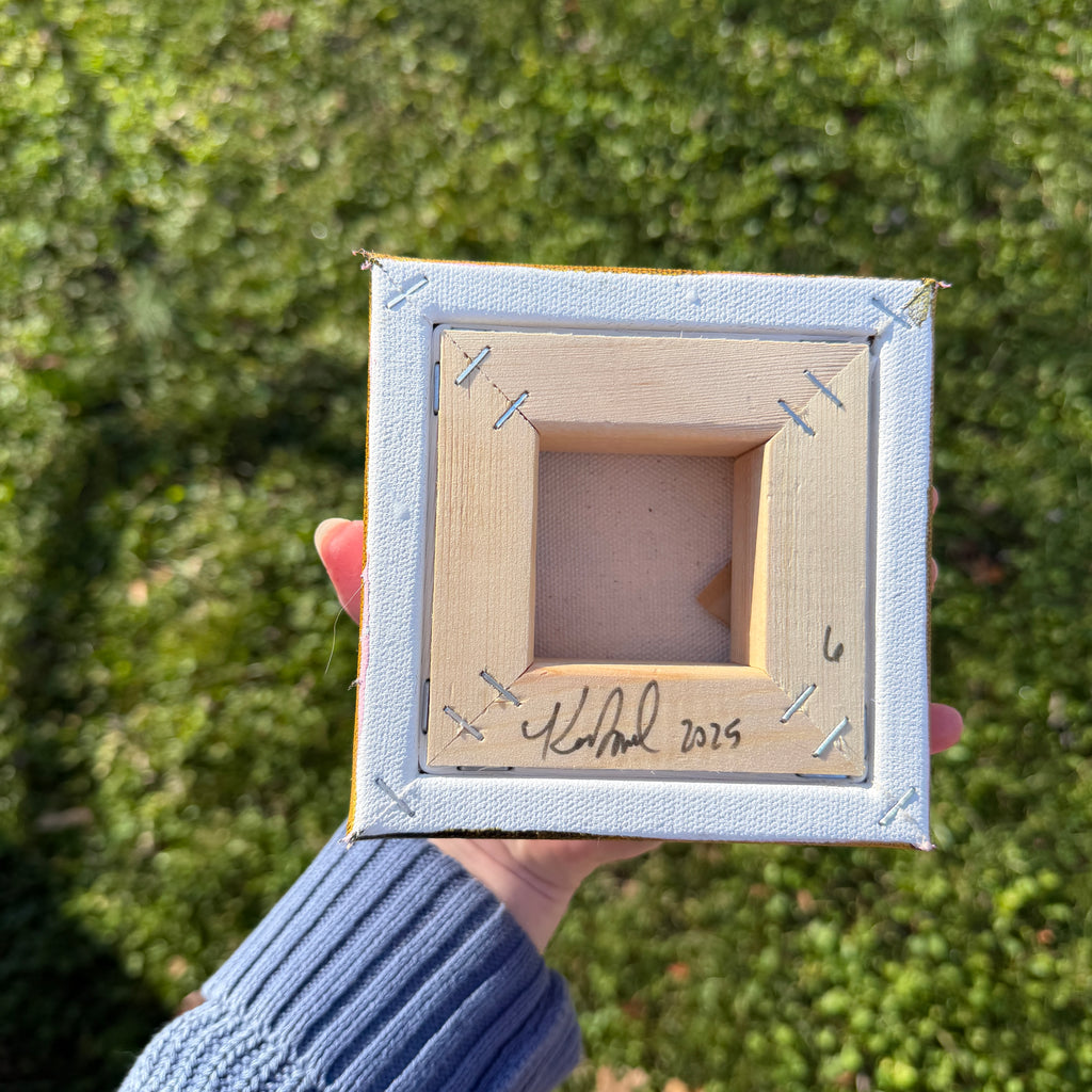 Soft Floral Original Painted Canvas #6