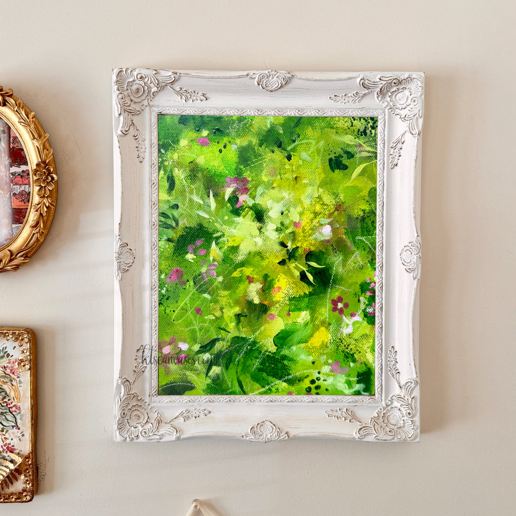 Ella’s Abstract Overgrown Garden Art Print Set
