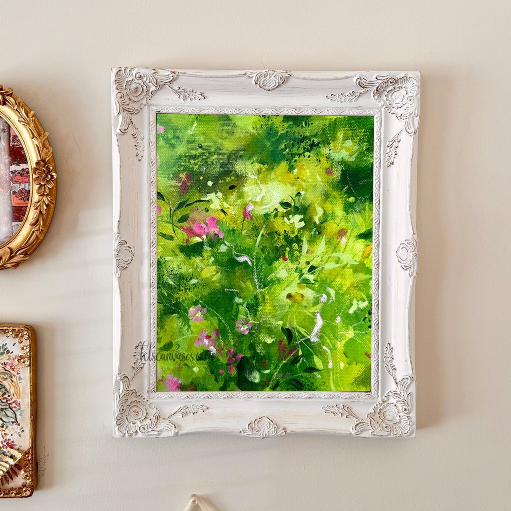 Ella’s Abstract Overgrown Garden Art Print Set